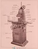 Brown & Sharpe-Brown & Sharpe No. 2 & 2B, Sufrace Grinder Repair Parts List Manual Year (1957)-2-2B-No. 2-No. 2B-02